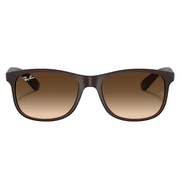 Ray Ban Women Square Frame Deep Brown Sunglasses