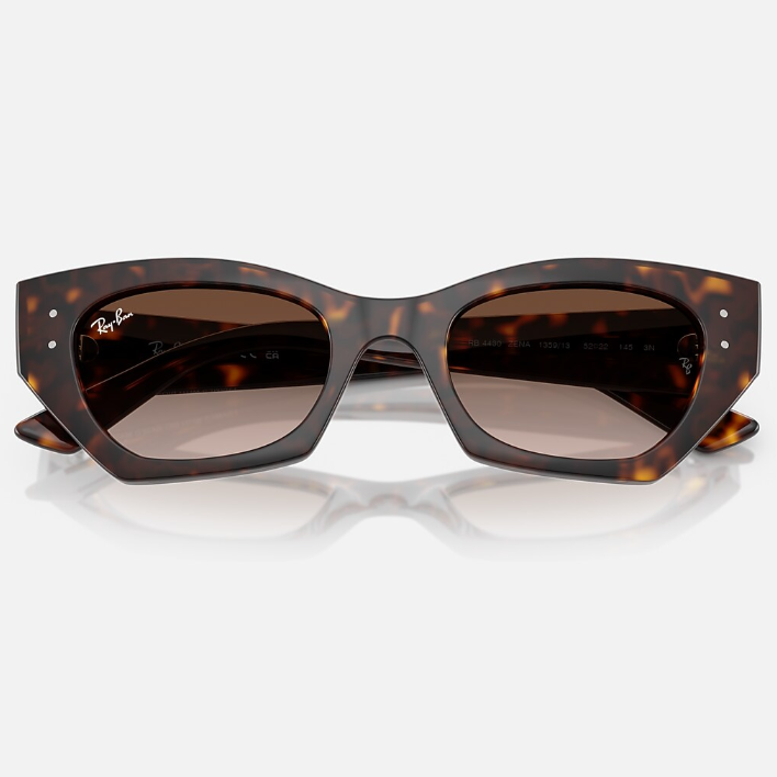 Ray Ban Men Irregular Frame Mahogany Brown Sunglasses
