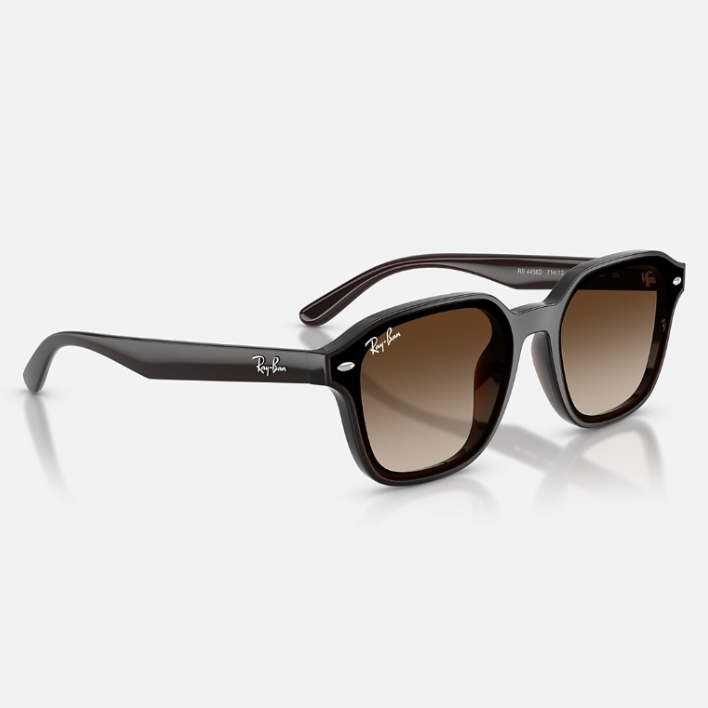 Ray Ban Men Square Frame Thunder Black Sunglasses