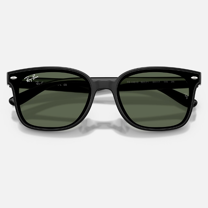 Ray Ban Men Rectangle Frame Ultra Black Sunglasses