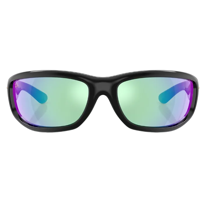 Ray Ban Men Square Frame Black Olive Sunglasses