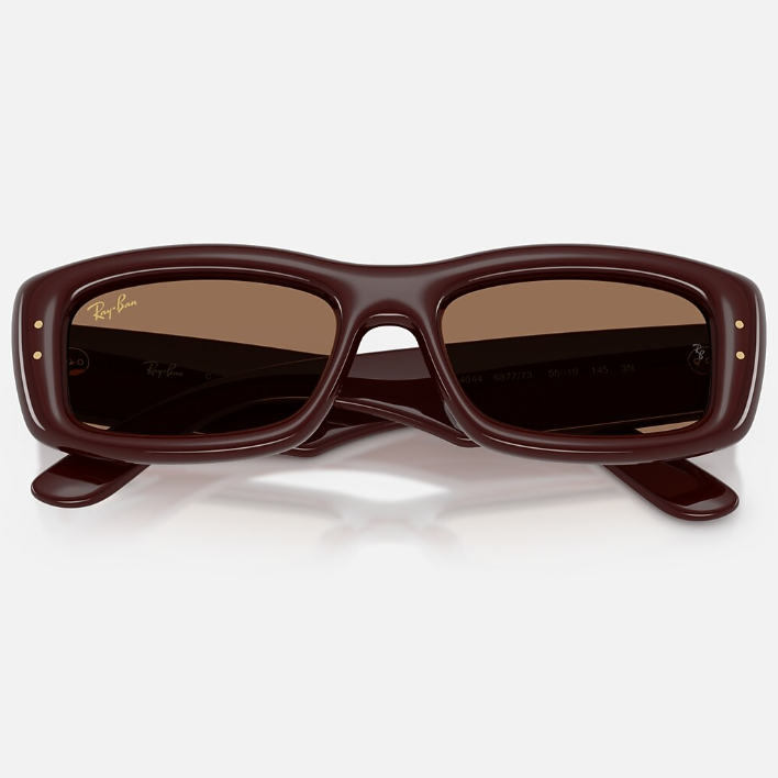 Ray Ban Women Pillow Frame Brown Sunglasses