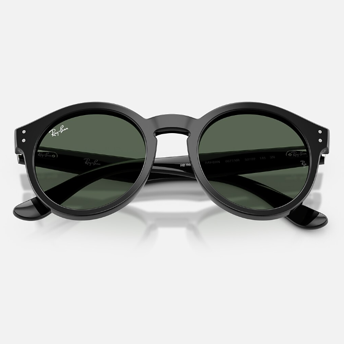 Ray Ban Women Phantos Frame Washed Black Sunglasses