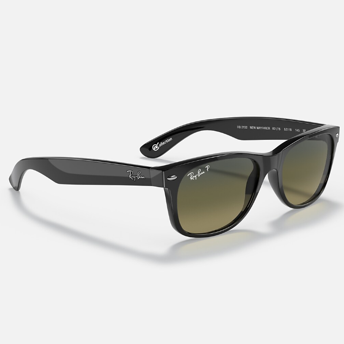 Ray Ban Men Square Frame Obsidian Black Sunglasses
