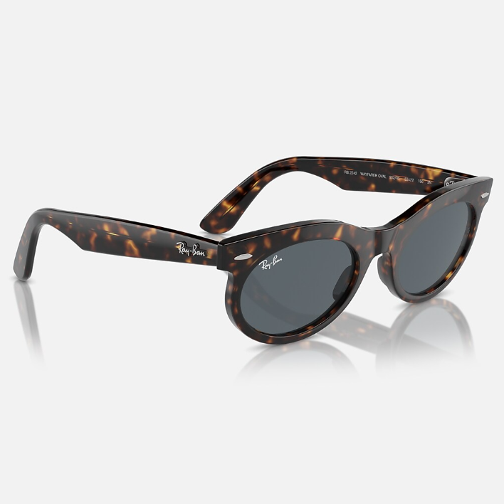 Ray Ban Men Oval Frame Dark Tortoiseshell Sunglasses