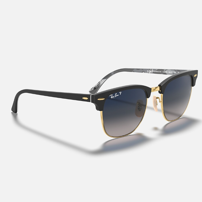 Ray Ban Men Square Frame Space Black Sunglasses