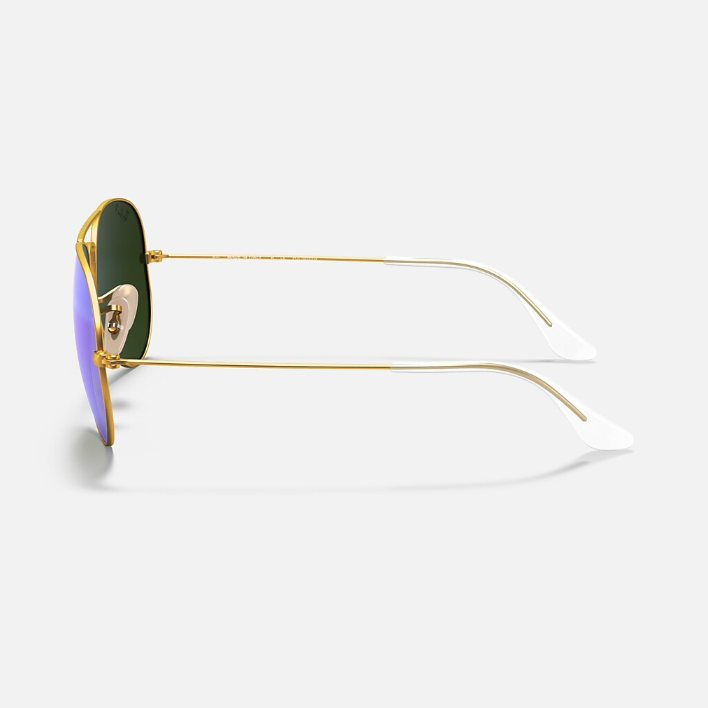 Ray Ban Men Pilot Frame Autumn Gold Sunglasses