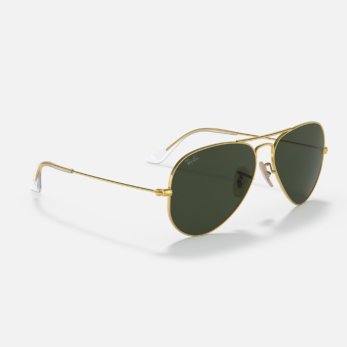 Ray Ban Men Pilot Frame Blush Gold Sunglasses