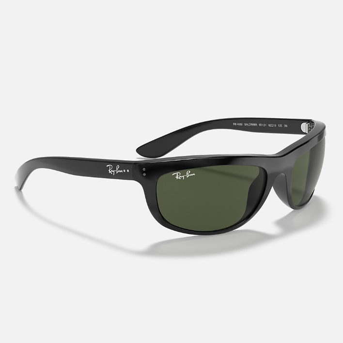 Ray Ban Men Rectangle Frame Luxury Black Sunglasses