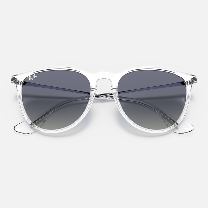 Ray Ban Men Phantos Frame Polished Transparent Sunglasses