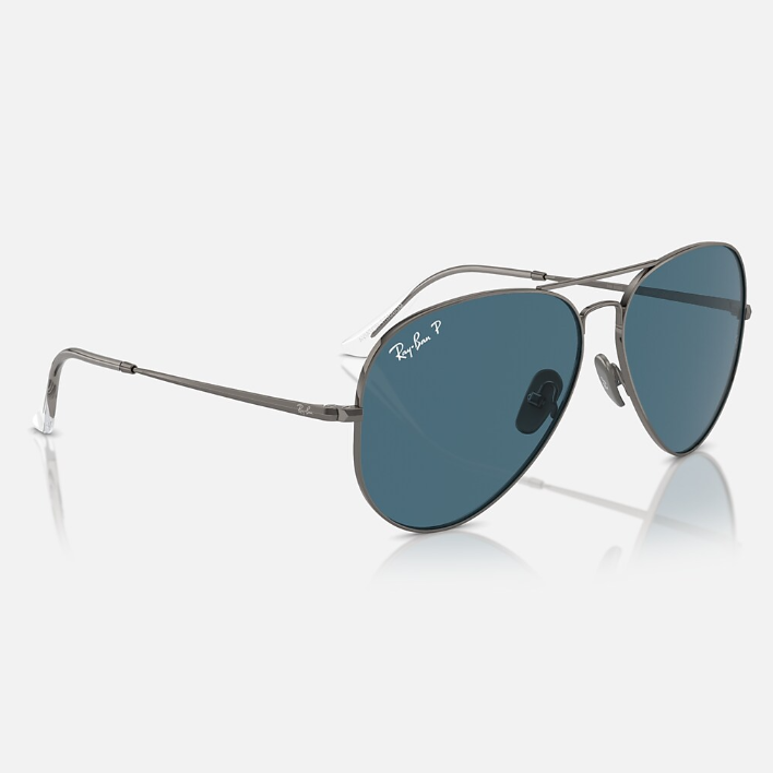 Ray Ban Men Pilot Frame Chrome Silver Sunglasses