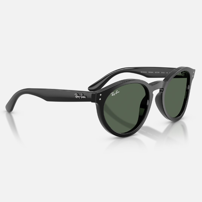 Ray Ban Women Phantos Frame Washed Black Sunglasses