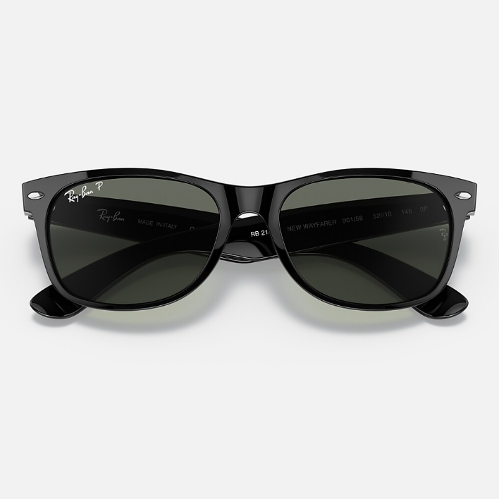 Ray Ban Men Square Frame Vanta Black Sunglasses