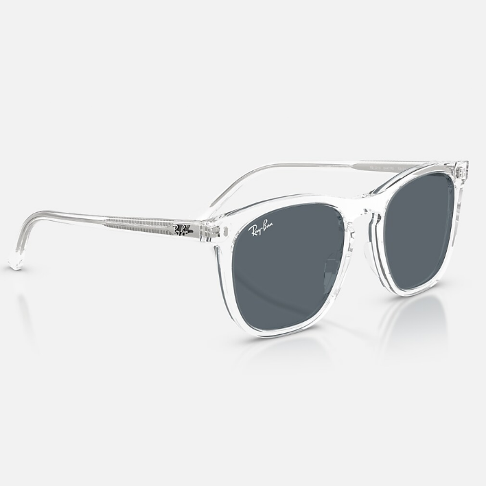 Ray Ban Men Square Frame Transparent Sunglasses