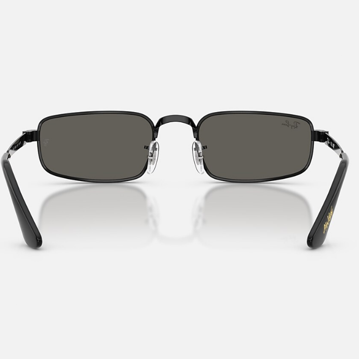 Ray Ban Men Pillow Frame Glossy Black Sunglasses