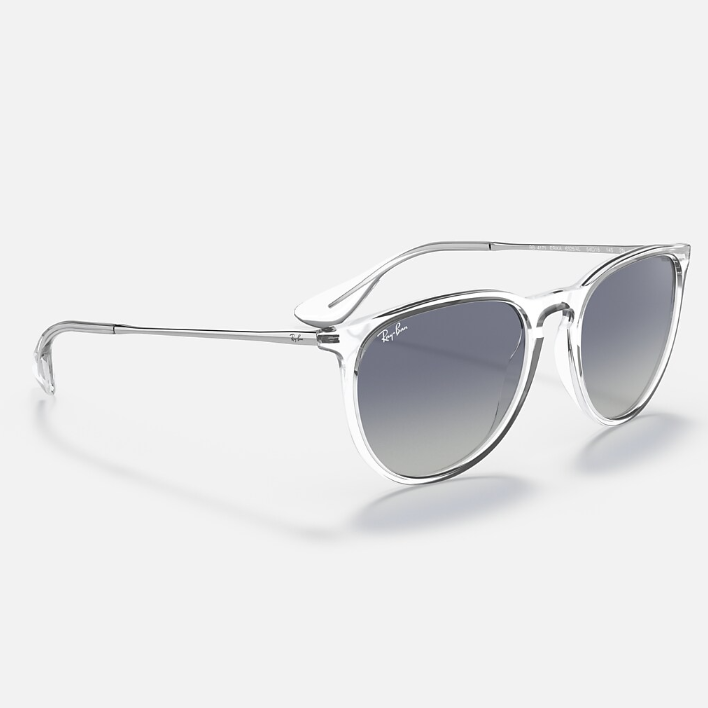 Ray Ban Men Phantos Frame Polished Transparent Sunglasses