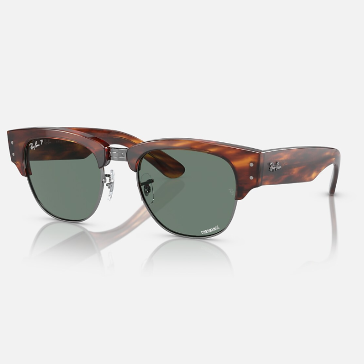 Ray Ban Men Square Frame Sable Brown Sunglasses