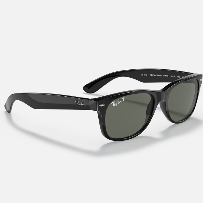 Ray Ban Men Square Frame Vanta Black Sunglasses