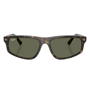Ray Ban Men Irregular Frame Saddle Brown Sunglasses
