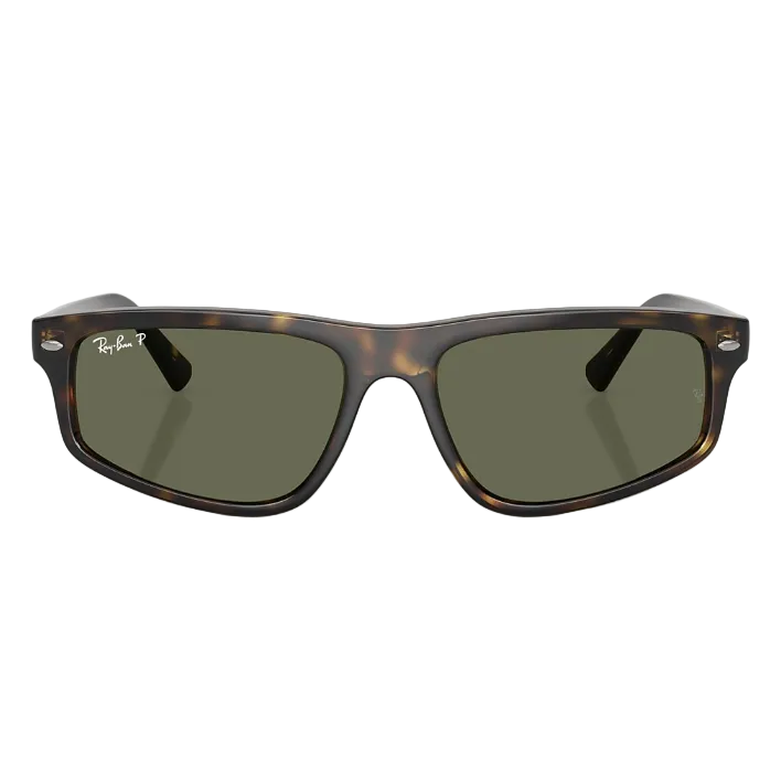 Ray Ban Men Irregular Frame Saddle Brown Sunglasses