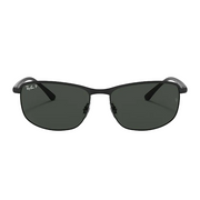 Ray Ban Men Pillow Frame Rustic Black Sunglasses