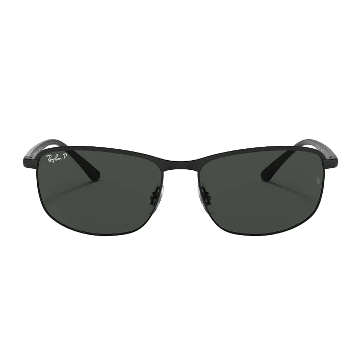 Ray Ban Men Pillow Frame Rustic Black Sunglasses