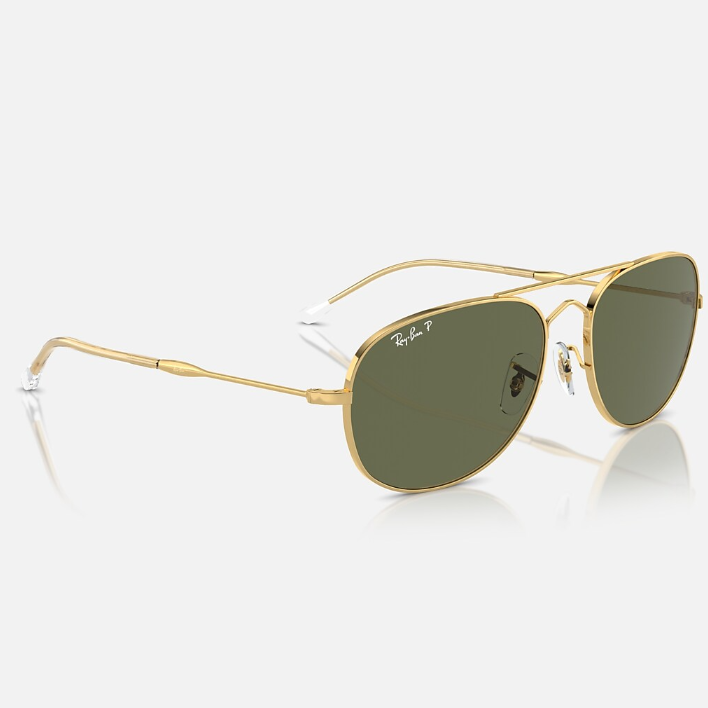 Ray Ban Women Pilot Frame Biscuit Gold Sunglasses
