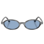 Ray Ban Women Oval Frame Grey Sunglasses