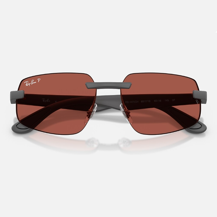 Ray Ban Women Irregular Frame Matte Sand Grey Sunglasses