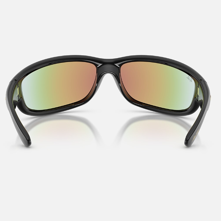 Ray Ban Men Square Frame Black Olive Sunglasses