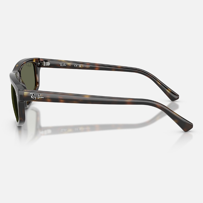 Ray Ban Men Irregular Frame Saddle Brown Sunglasses