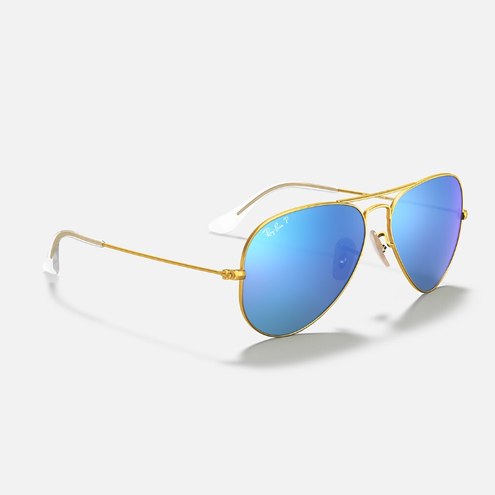 Ray Ban Men Pilot Frame Autumn Gold Sunglasses