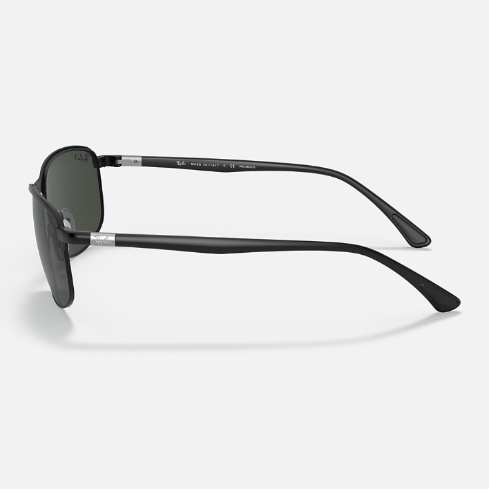 Ray Ban Men Pillow Frame Rustic Black Sunglasses