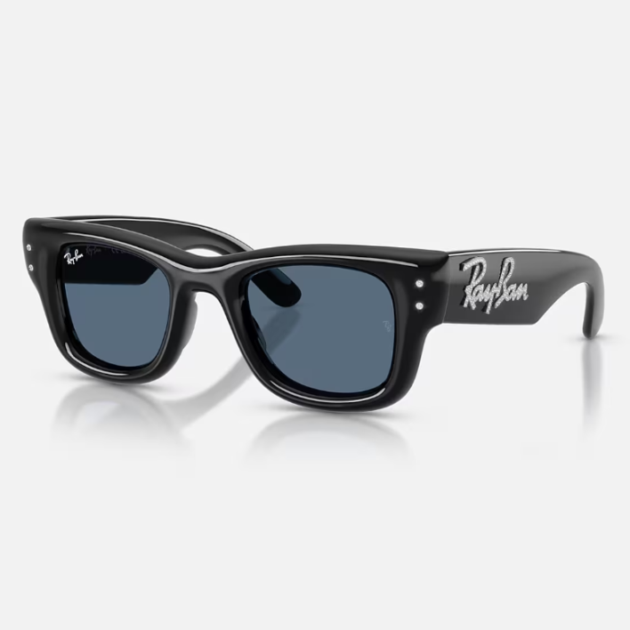 Ray Ban Women Square Frame Matt Black Sunglasses