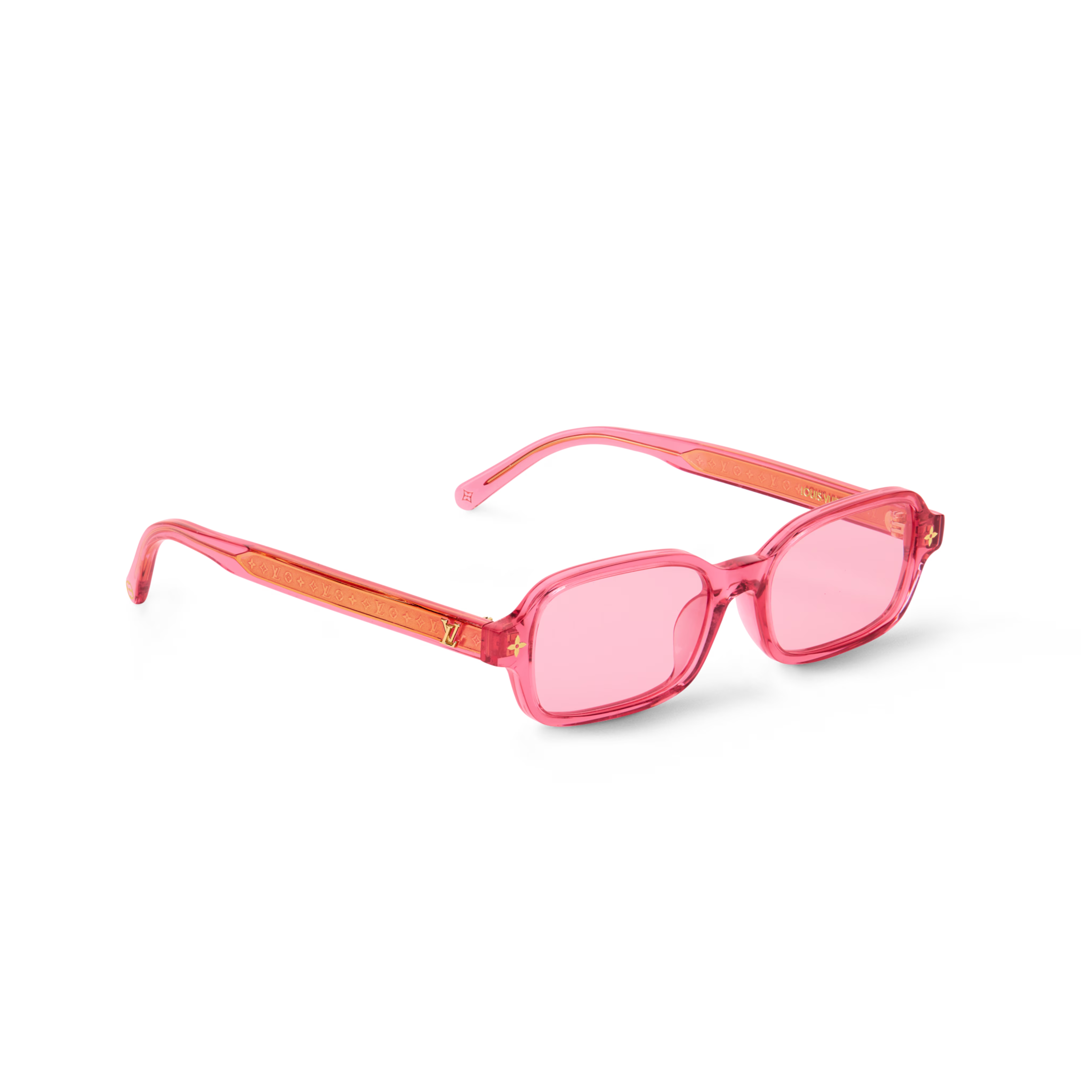 Louis Vuitton Women Rectangle Frame Pink Sunglasses