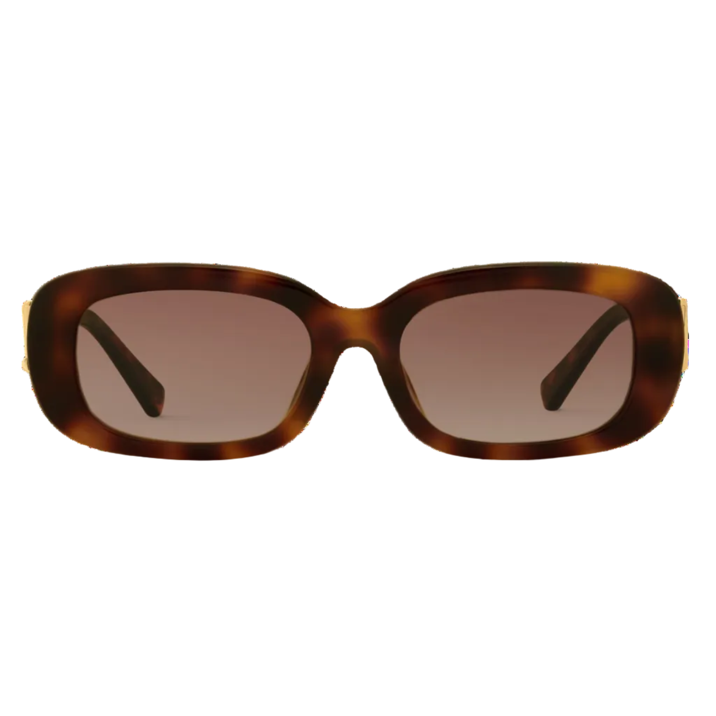 Louis Vuitton Women Oval  Frame Dark Tortoise Sunglasses
