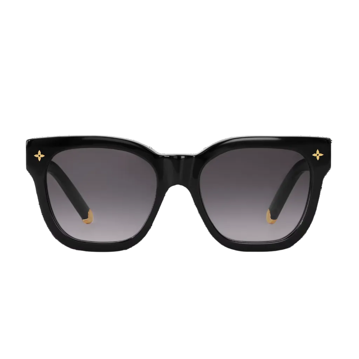 Louis Vuitton Women Square Frame Ash Black Sunglasses
