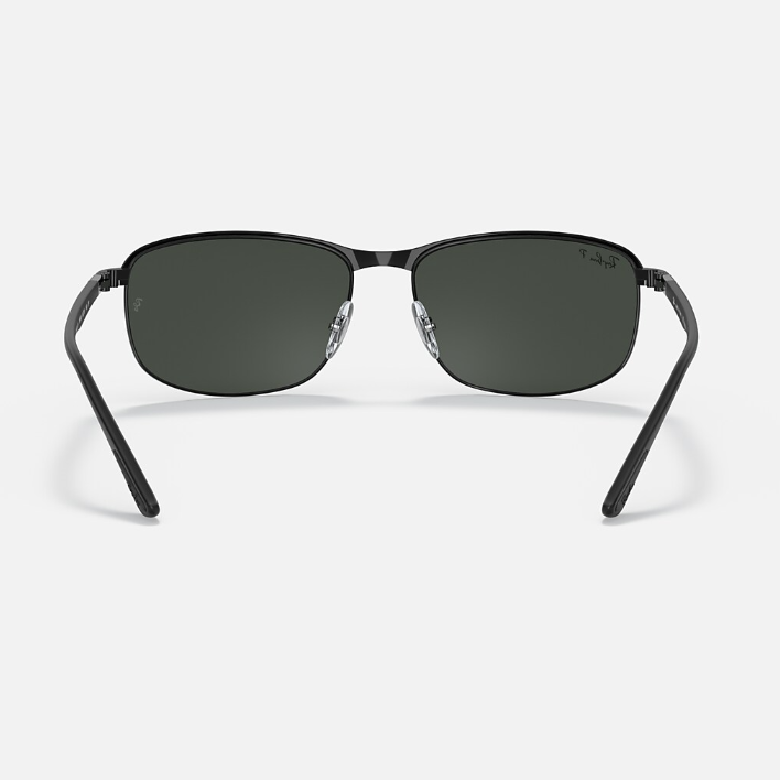 Ray Ban Men Pillow Frame Rustic Black Sunglasses
