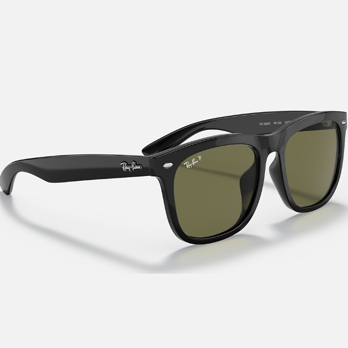 Ray Ban Men Square Frame Faded Black Sunglasses