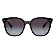Ray Ban Men Square Frame Phantom Black Sunglasses