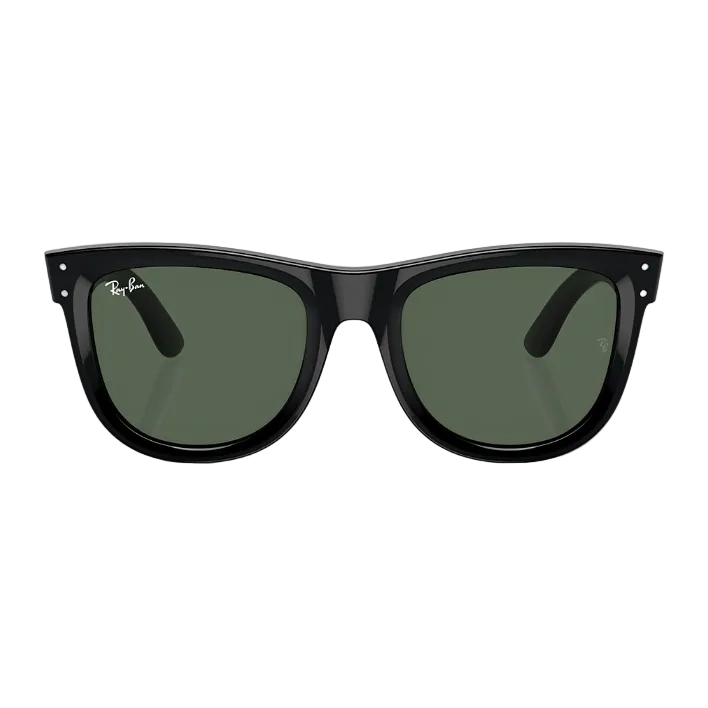 Ray Ban Men Square Frame Raven Black Sunglasses
