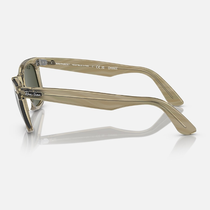Ray Ban Women Square Frame Winter Silver Sunglasses