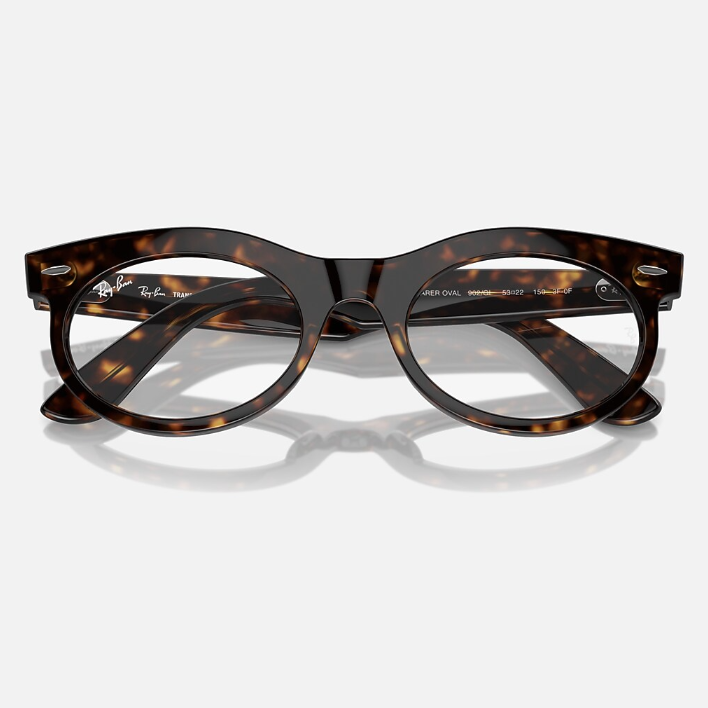 Ray Ban Men Oval Frame Dark Mocha Sunglasses