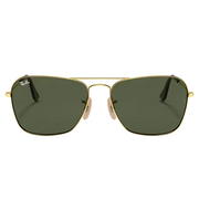 Ray Ban Men  Square Frame Royal Gold Sunglasses