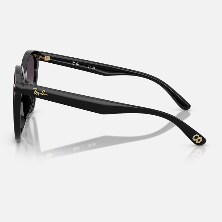 Ray Ban Men Square Frame Phantom Black Sunglasses