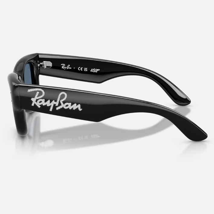 Ray Ban Women Square Frame Matt Black Sunglasses