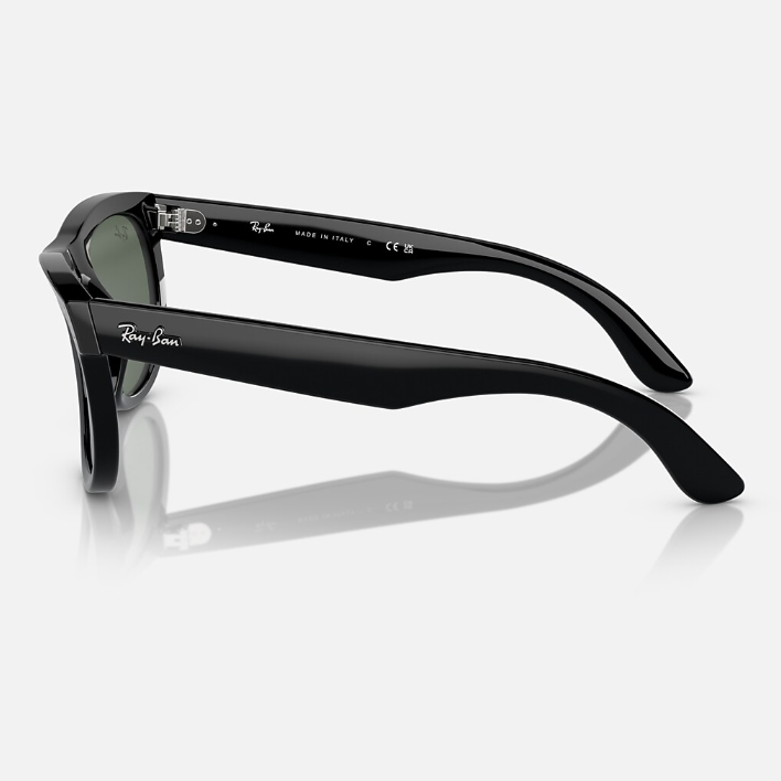 Ray Ban Men Square Frame Raven Black Sunglasses