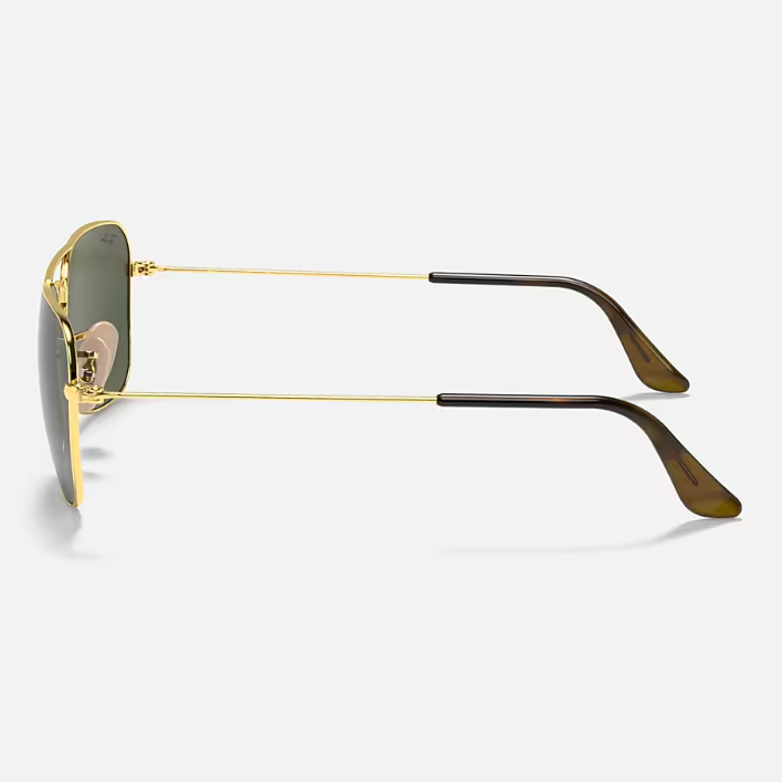 Ray Ban Men  Square Frame Royal Gold Sunglasses