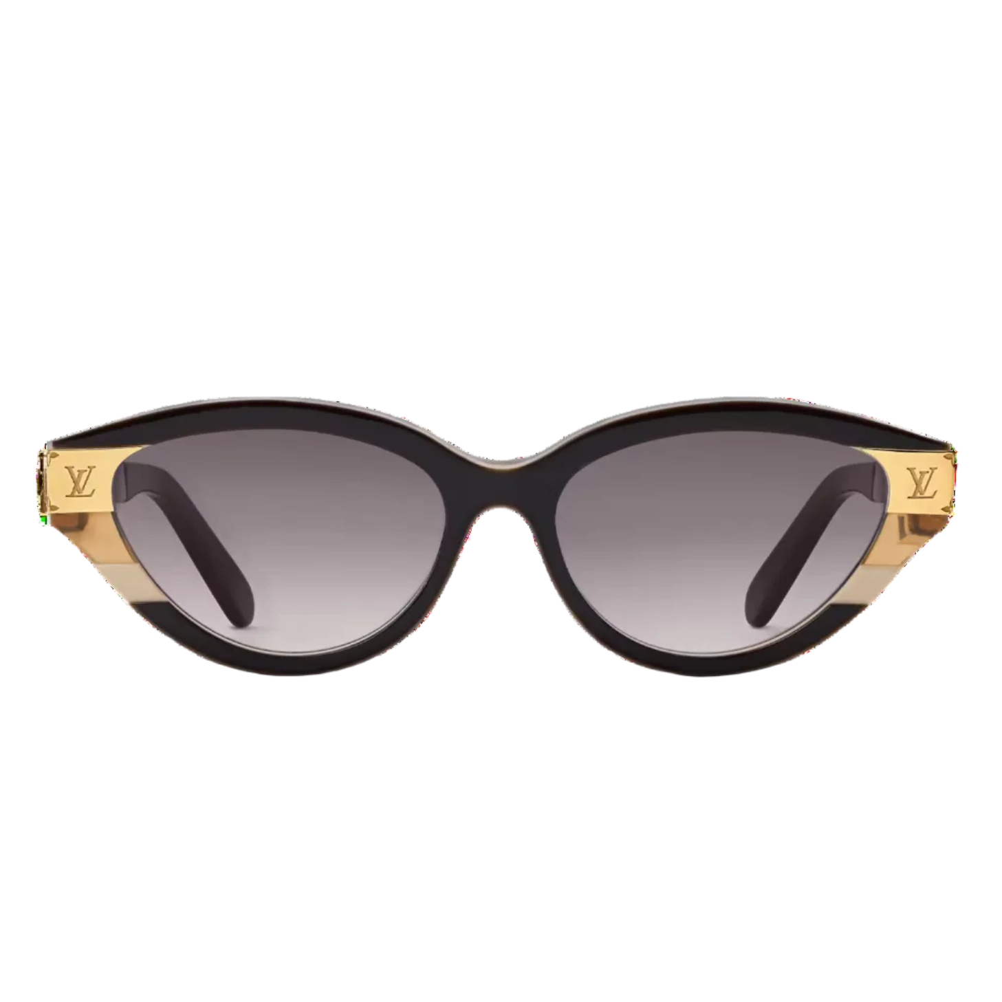 Louis Vuitton Women Cat-Eye Frame Coil black Sunglasses
