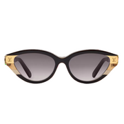Louis Vuitton Women Cat-Eye Frame Coil black Sunglasses